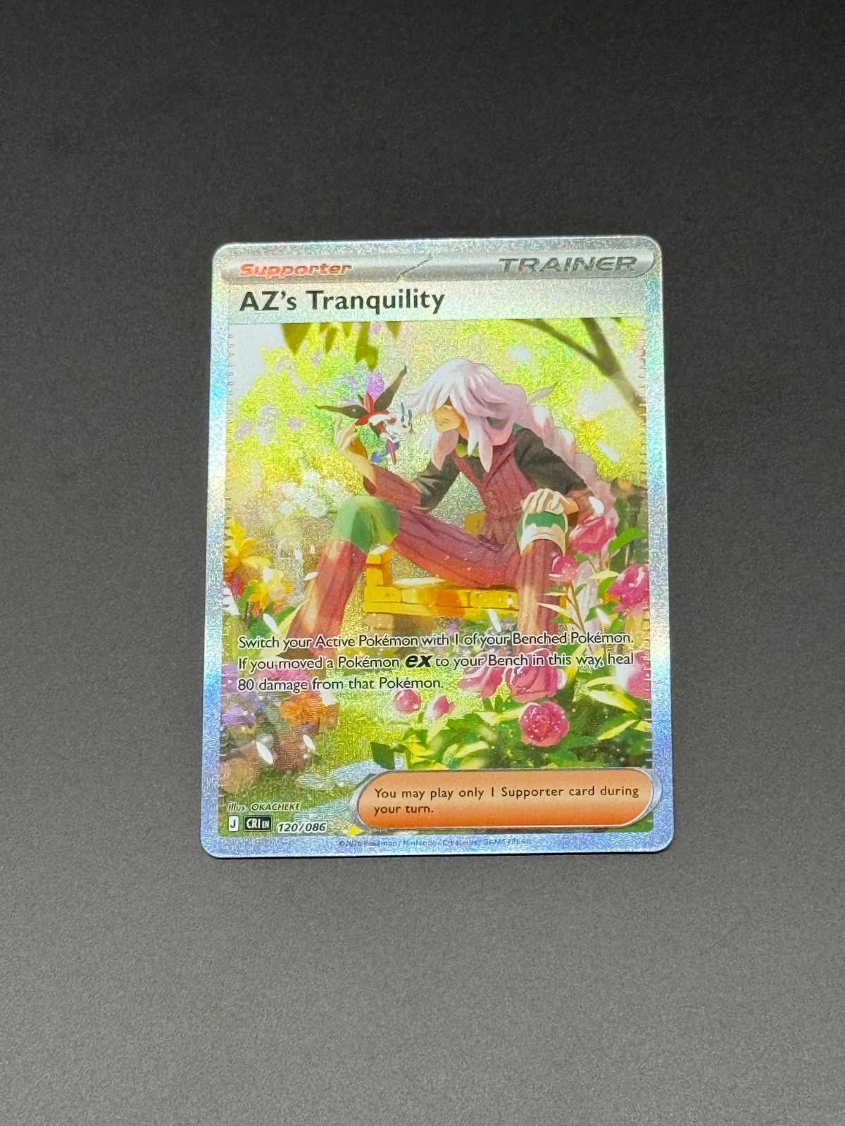 AZ's Tranquility 120/086 Me04: Chaos Rising Holo “Pack Fresh”