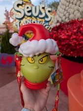 NEW🎄Universal Studios Dr. Suess How The Grinch Stole Christmas Popcorn Bucket