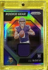 2024 Panini Prizm - Rookie Gear J.J. McCarthy #RG-JJM (MEM, RC)