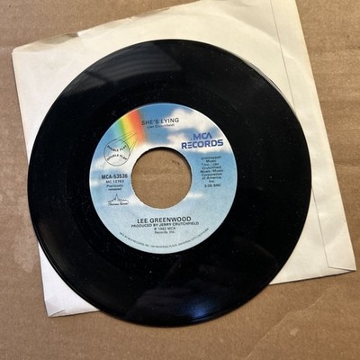 Lee Greenwood You've Got A Good Love Comment/She's Lying Double Play Mca 45
