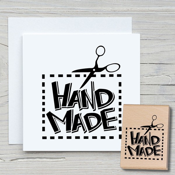 Stempel Handmade - Motivstempel Holzstempel Scrapbooking Karten Basteln Diy-image