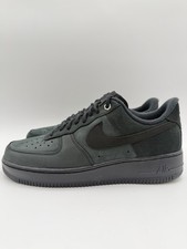 Nike Men  s Air Force 1  07 Size 8 Black Nubuck CJ9179-001 