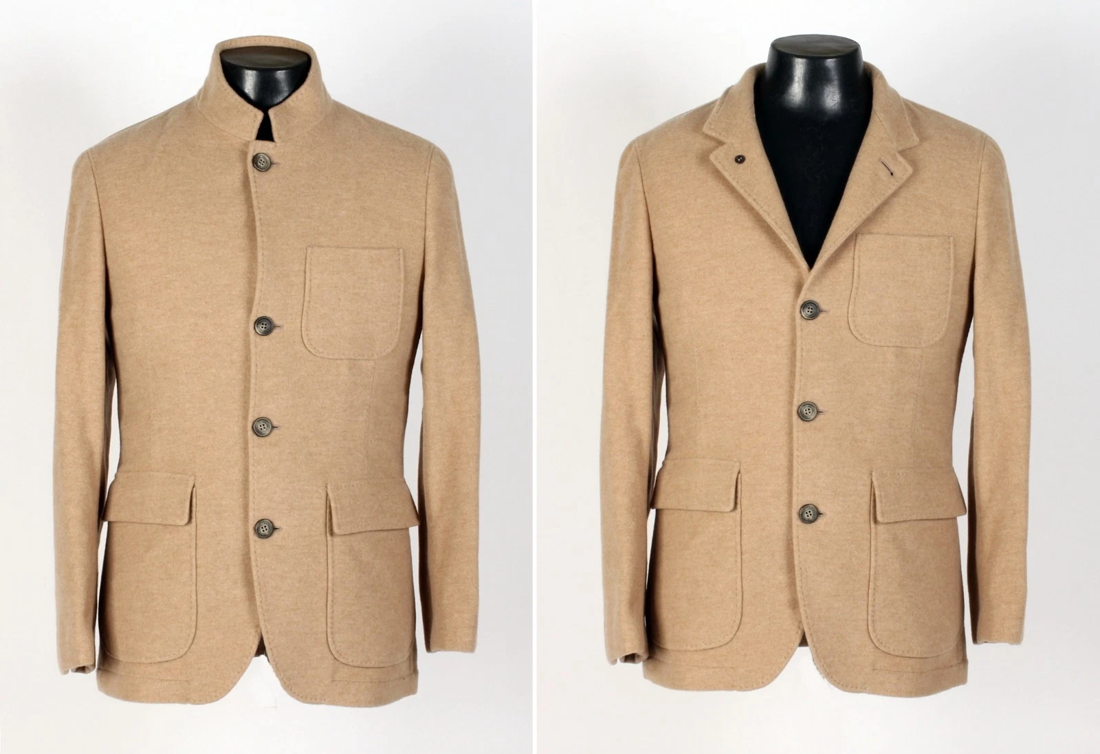 Brunello Cucinelli — Brunello Cucinelli 100% Cashmere Casual Jacket Coat - Beige - S - $5400 Retail