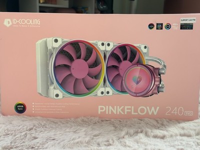 ID-COOLING FX240 ARGB Pink Colorful Computer Fan CPU All-in-One Water Cooling
