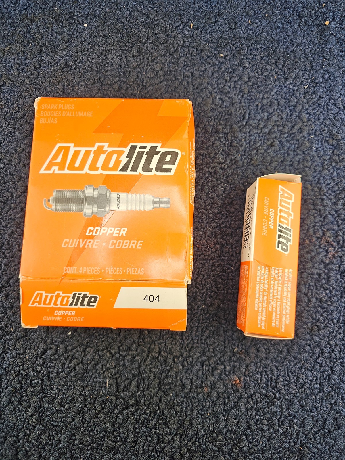 QTY 4 Autolite 404: Copper Core Spark Plug For AG3 95205 904 4922 41-828 3016