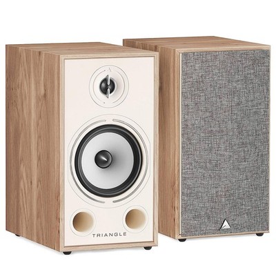 Triangle Borea BR03 100W 2-Way Bookshelf Speakers, Pair, Light Oak