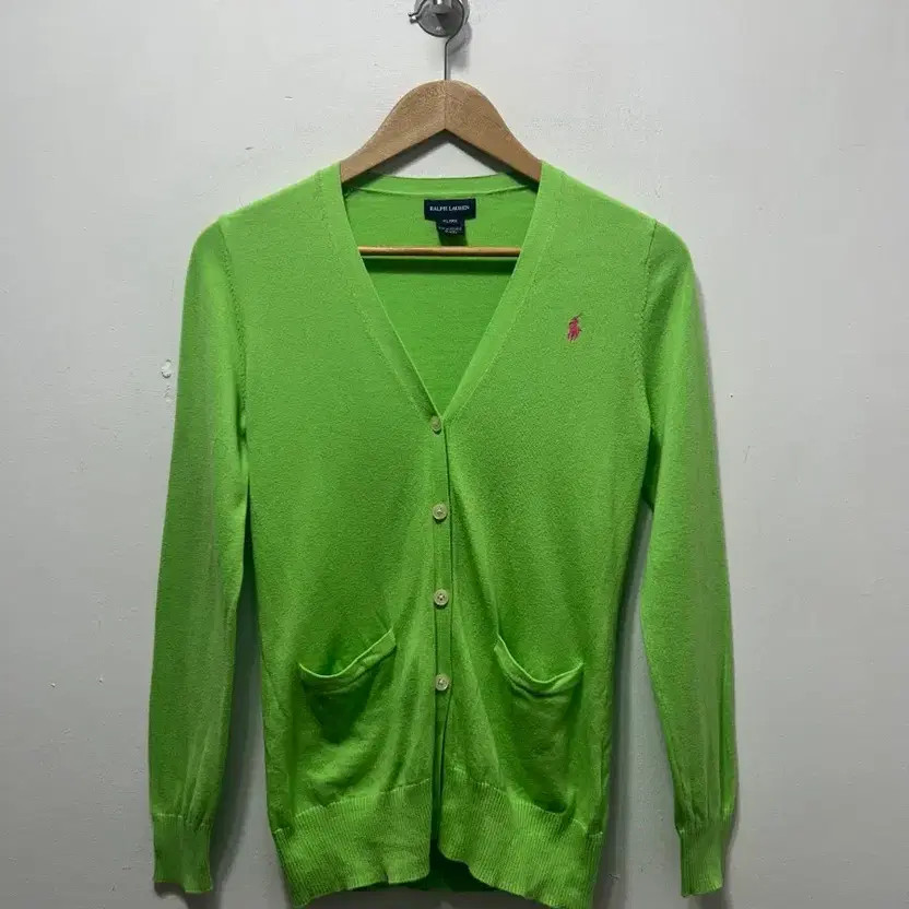 Polo Ralph Lauren Women's Green Cardigan S - Vintage thumbnail 2
