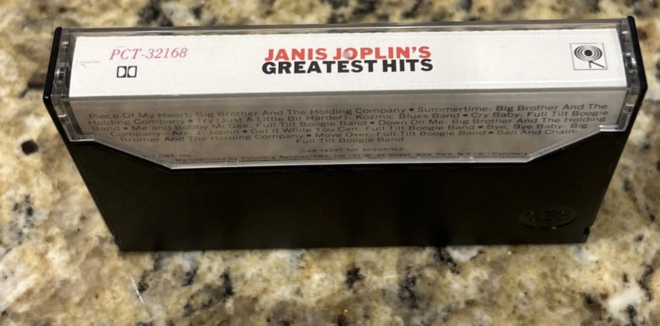JANIS JOPLIN'S GREATEST HITS CASSETTE 1973 CBS COLUMBIA PCT-32168 Foto 2 de 4
