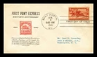 US COVER PONY EXPRESS 80TH ANNIVERSARY FDC SCOTT 894 GRIMSLAND CACHET