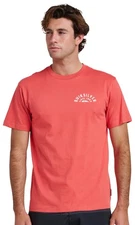 Quiksilver Sunrise Arch Classic SS T-Shirt - Mineral Red - New