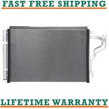 AC Condenser For 14-16 Hyundai Elantra Kia Forte 2.0L 1.8L Free Shipping