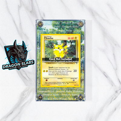 Pokemon Pikachu 60/64 Fossil Custom Extended Artwork Case | eBay