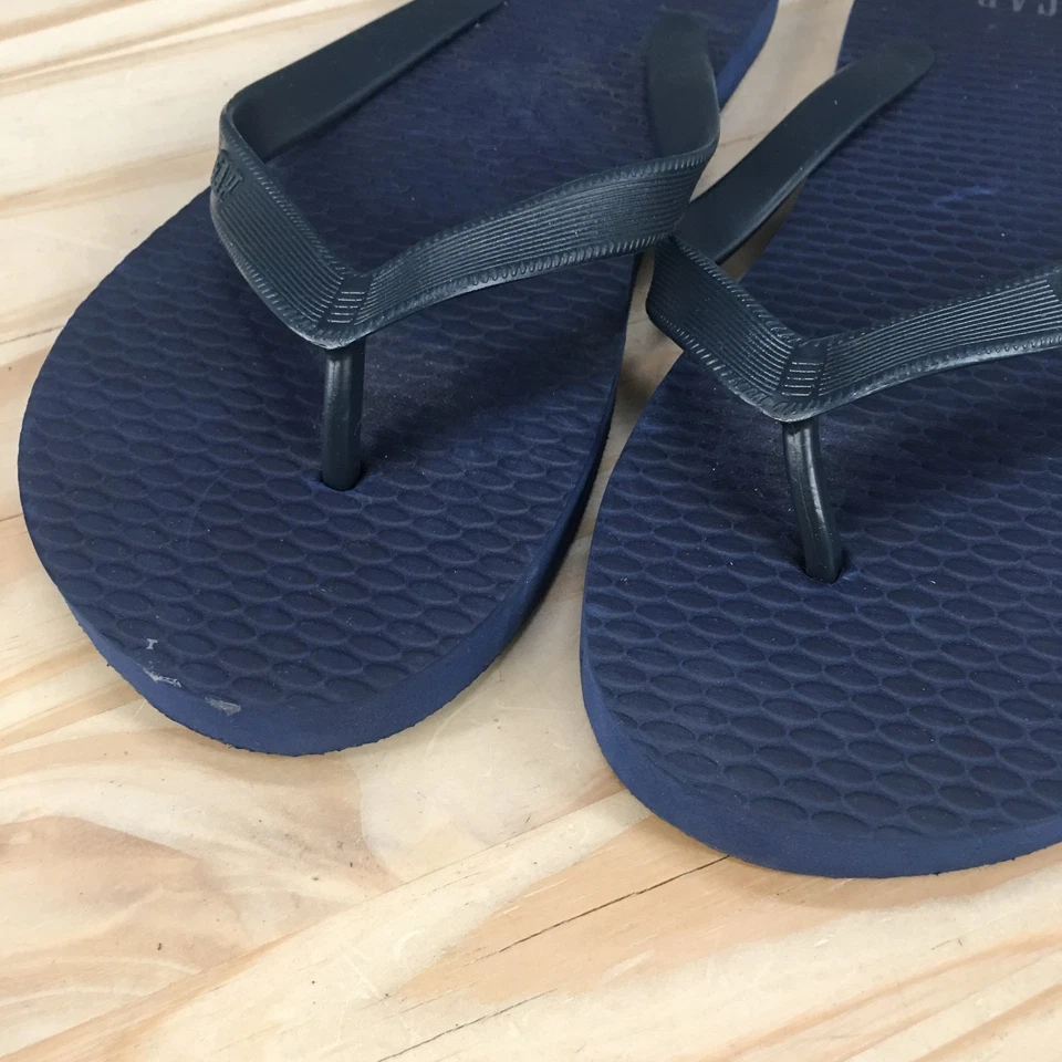 Sandalias Gap para mujer 8 chanclas clásicas logotipo azul marino puntera playa planas Foto 4 de 4