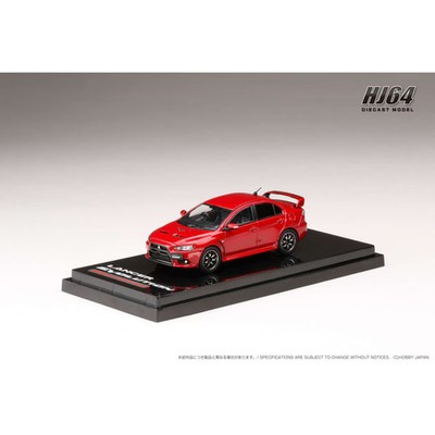 HJ642053AR 1/64 Mitsubishi Lancer Evolution X FINAL EDITION with engine display