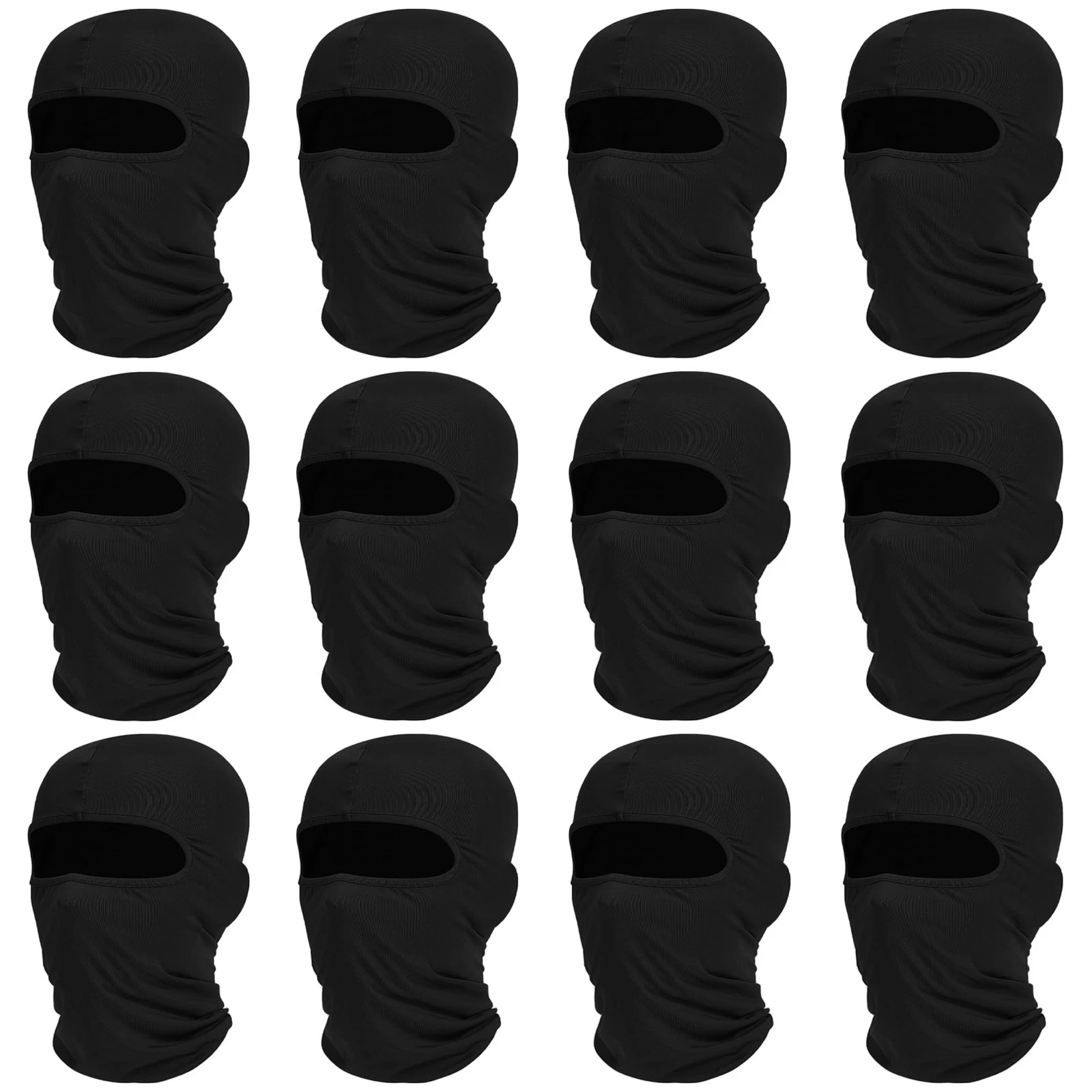 12 Pieces Balaclava Face Mask for Men Women Summer Cooling Neck Gaiter Cyclin...