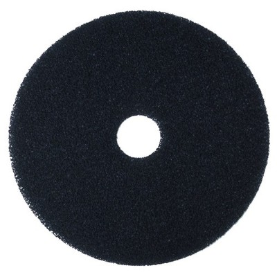 3M Black Stripper Pad 7200, 20'' Floor Care Pad