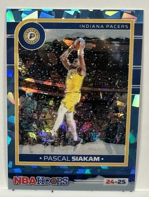 2024-25 Panini Nba Hoops - Pascal Siakam #71 Premium Blizzard Winter Prizm /88