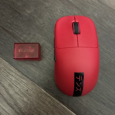 Pulsar TenZ Signature Edition Wireless Gaming Mouse - Red (Limited Edition)