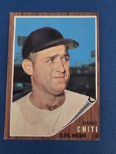 1962 Topps #253 Harry Chiti Cleveland Indians BASEBALL Card 3L