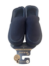 Isotoner Mens Slippers XL 11-12 Navy Blue Advanced Memory Foam Eco Comfort NEW