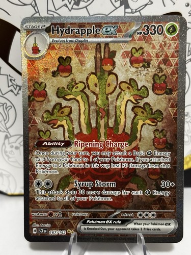 Hydrapple ex 167/142 Stellar Crown Holo Special Illustration Rare SIR Pokemon NM