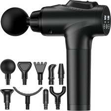 Massage Gun Deep Tissue Percussion Handheld Muscle Massager Back Pain Relief
