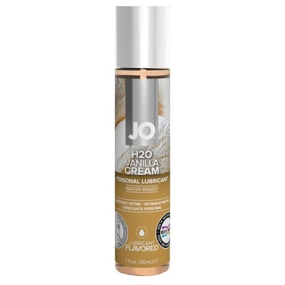 System JO H2O Vanilla Cream Oralsex Gleitgel wasserbasis Vanille Geschmack 30 ml