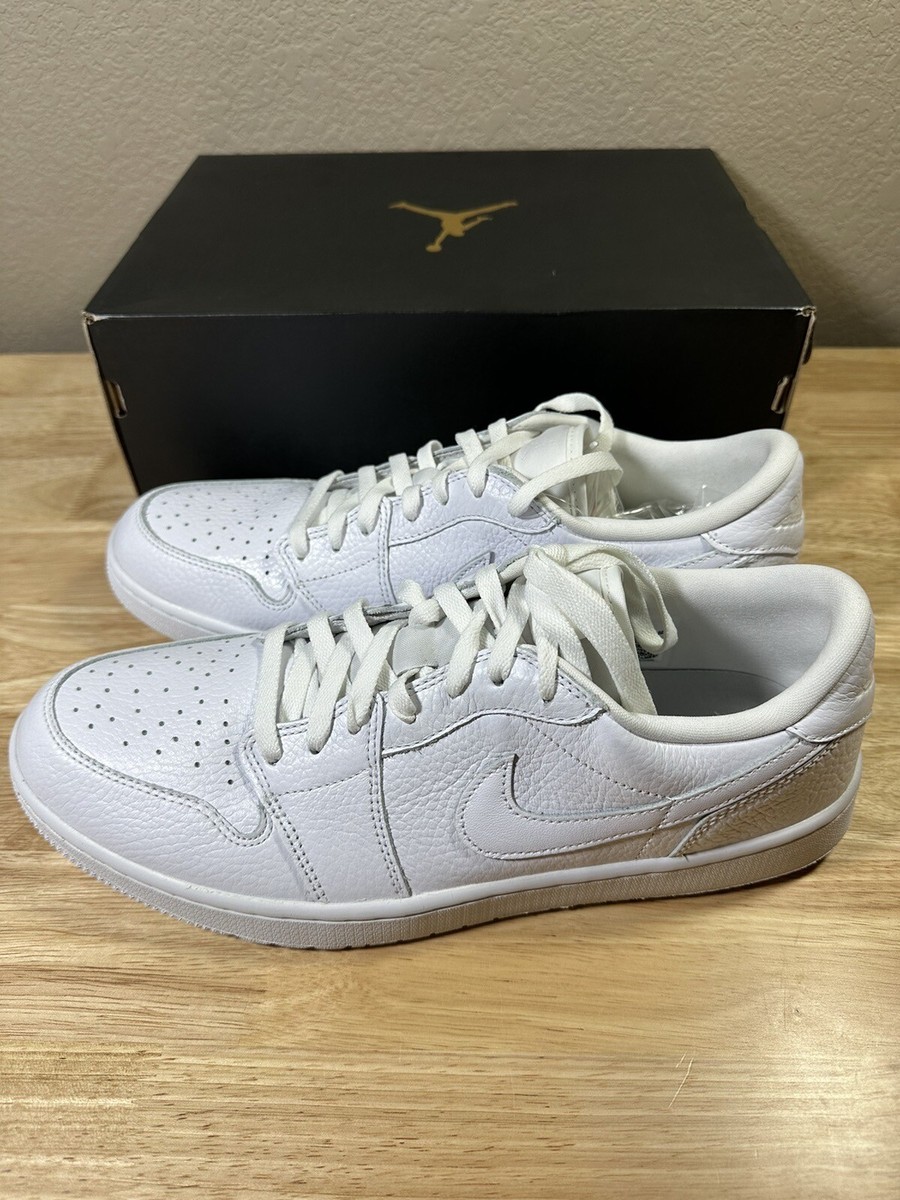 Jordan Brand（NIKE） - Nike Air Jordan 1 Low Golf Triple White Nike Air Jordan 1 Low Golf Triple White Soft Spike US Men 8