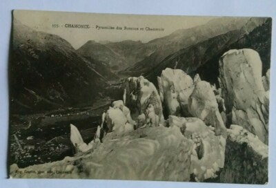 Postkarte / Alte Postkarte Pyramiden von Bossons und Chamonix (E29)