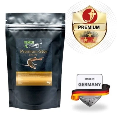 Störfutter 10kg sinkend 6mm, KENKOU "Premium-Stör" Winter Sterlet