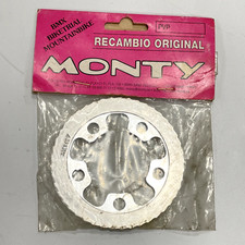 NOS Monty Chainring Guard Trials Bike BMX Bash Guard New Sprocket Vintage 58 bcd