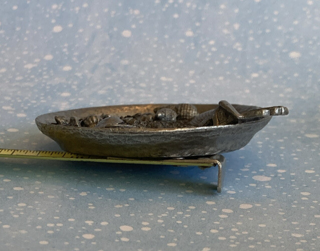 VINTAGE Scents and Accents Pewter Lid Beach Chair Ocean Sea Shells 2001 eBay