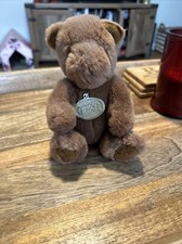 Vintage GUND, Inc Brown Teddy Bear Plush 1989 7  Stuffed Toy