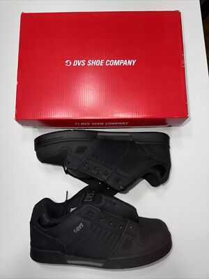 New In Box DVS MEN'S CELSIUS BLACK BLACK DVF0000233