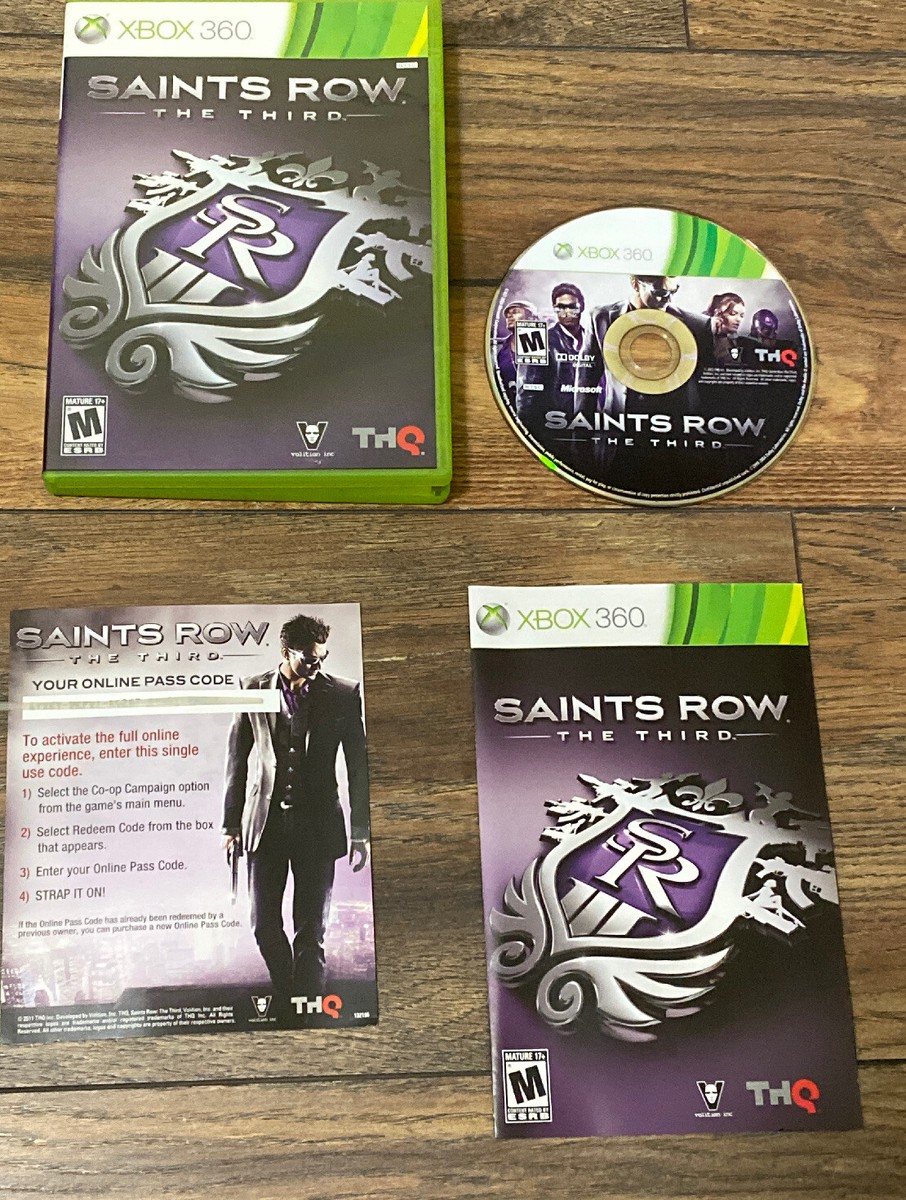 Saints Row The Third Xbox 360 Original Case Artwork - Main Image