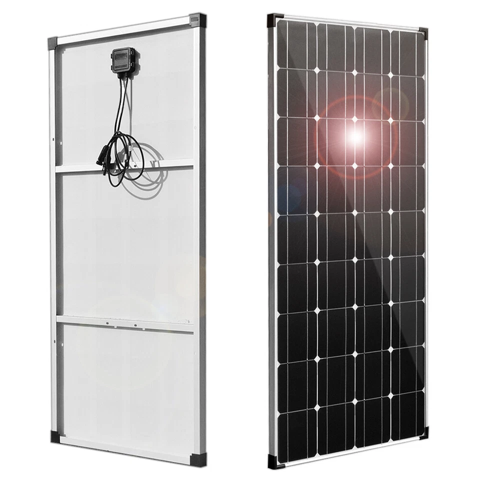 Solarmodul 200W Mono Solarpanel Balkonkraftwerk 230V Wechselrichter 2x100W - Bild 3 von 4