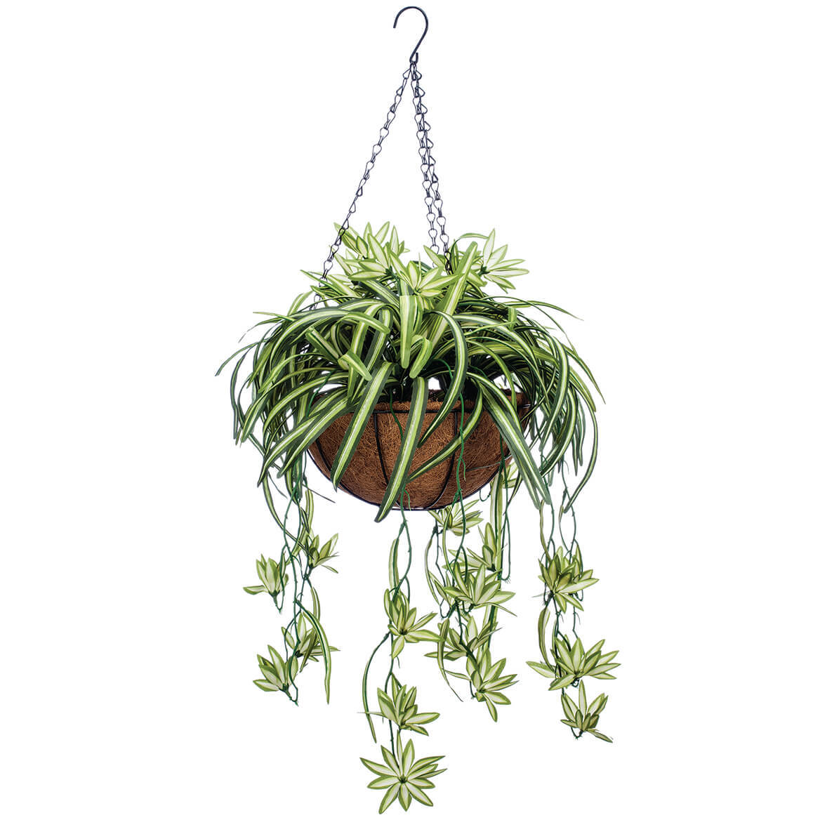OakRidge Fully Assembled Artificial Spider Hanging Basket