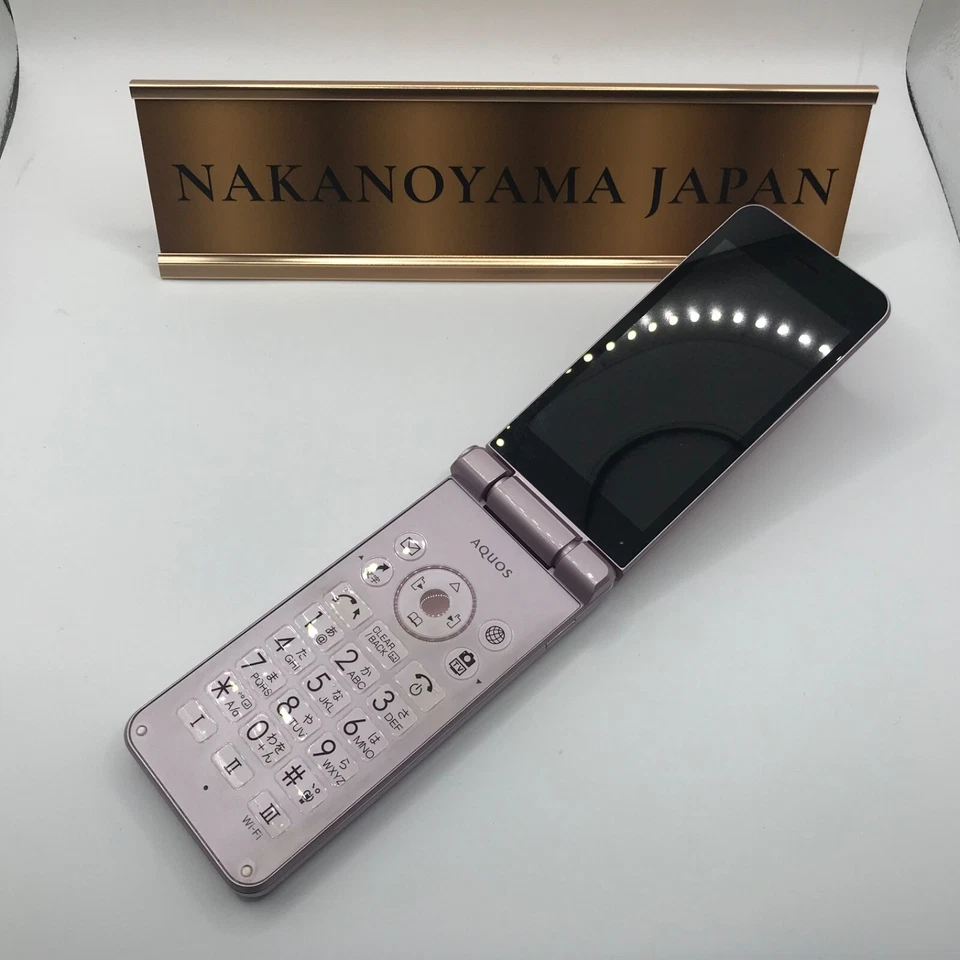 SHARP AQUOS KEITAI 2 601SH 602SH PINK SoftBank 4G Android Flip Phone Unlocked JP - Image 3 of 4