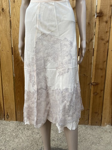 john norman silk Vintage 1930s pale pink and grey lace slip stunning - Picture 2 of 7