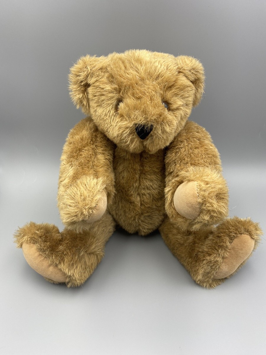 Authentic Vermont Teddy Bear No. 1 Stuffed Animal Brown Plush 16
