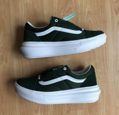 Vans OTW Old Skool Overt CC Green White Skate Shoes  display picture 2