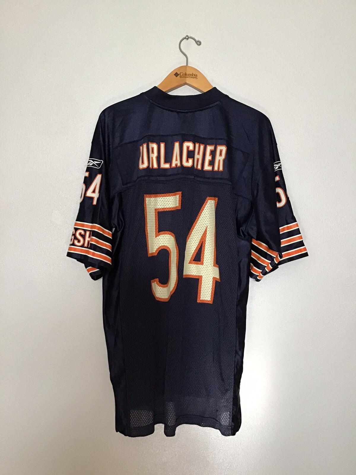 Chicago Bears Brian Urlacher 54 GSH Reebok NFL Mens Medium Mesh Jersey