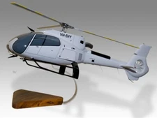 Airbus Eurocopter EC130B Desk Wood Helicopter New Model Large Scale 1/24