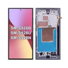 For Samsung Galaxy S24 Ultra S928 LCD Display Touch Screen Digitizer Frame