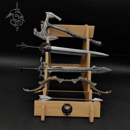 Skyrim Weapon Dragonbone Sword Nightingale Blade Ancient Nord Axe Auriel's Bow - Picture 4 of 12