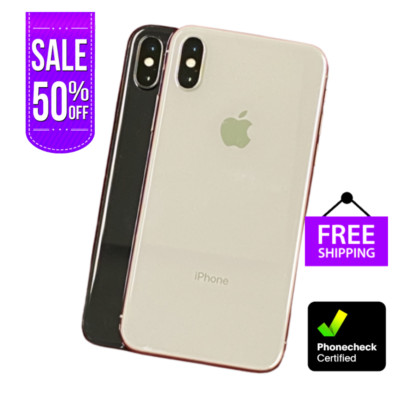 Apple iPhone X |64GB 256GB| SmartPhone At&t Verizon Factory Unlocked Very Good