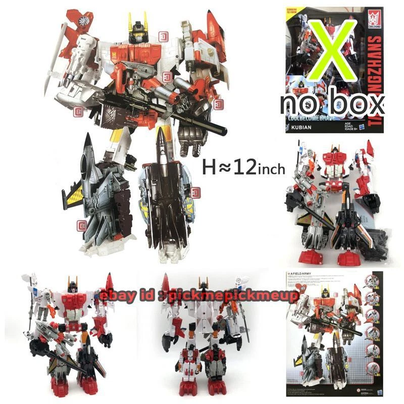 HZX h903 G1 IDW Superion Aerialbots 6in1 12in Action Figure Robot Toy Collect - Image 4 of 4