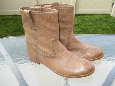 frye anna short leather boot