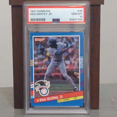 1991 Donruss - All-Stars Ken Griffey Jr #49 Separated Stripe 1991 Donruss - All-Stars Ken Griffey Jr #49 Separated Stripe
