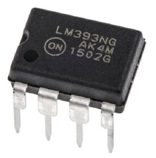 5PCS ON Semiconductor LM393 LM393NG Dual Differential Voltage Comparator New IC